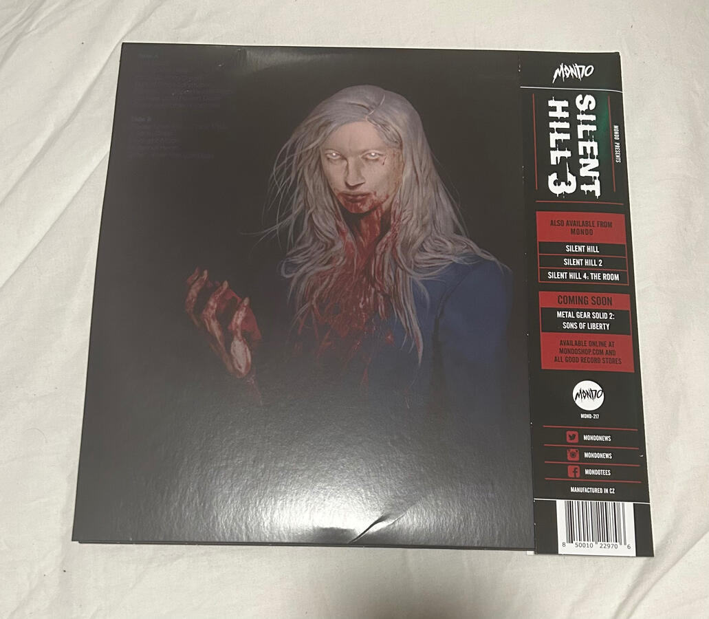 Silent Hill 3 Vinyl Rust (Back)