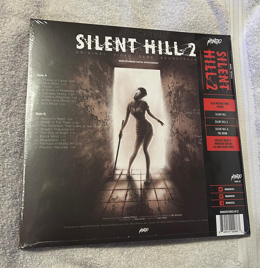 Silent Hill 2 Vinyl Eco (Back) Silent Hill 2 Vinyl Eco (Back)
