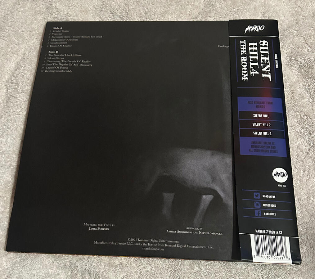 Silent Hill 4 Vinyl Rust (Back)