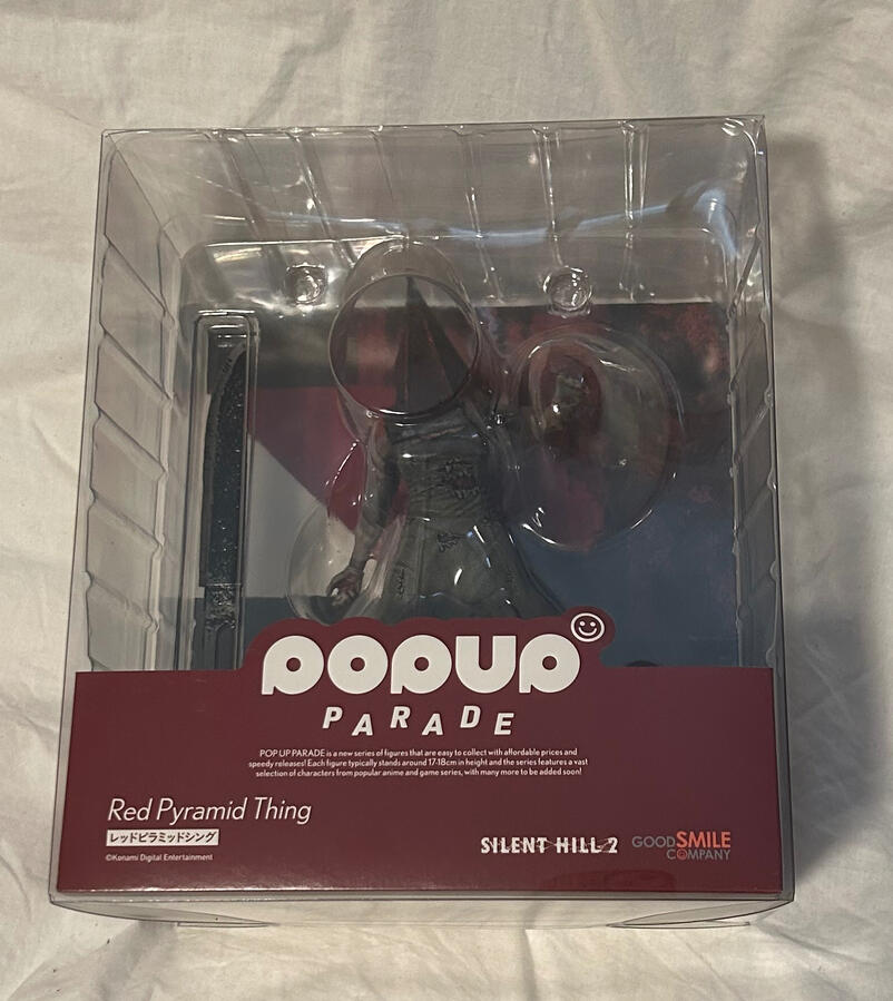 Red Pyramid Thing Statue Box (Front)