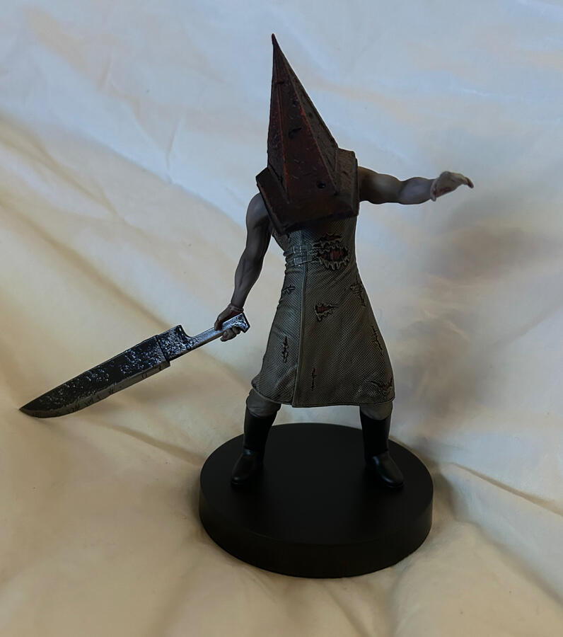 Red Pyramid Thing Statue