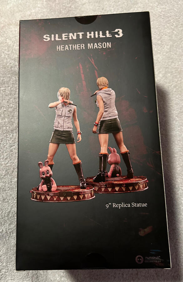 Silent Hill 3 Heather Statue Box (Back)