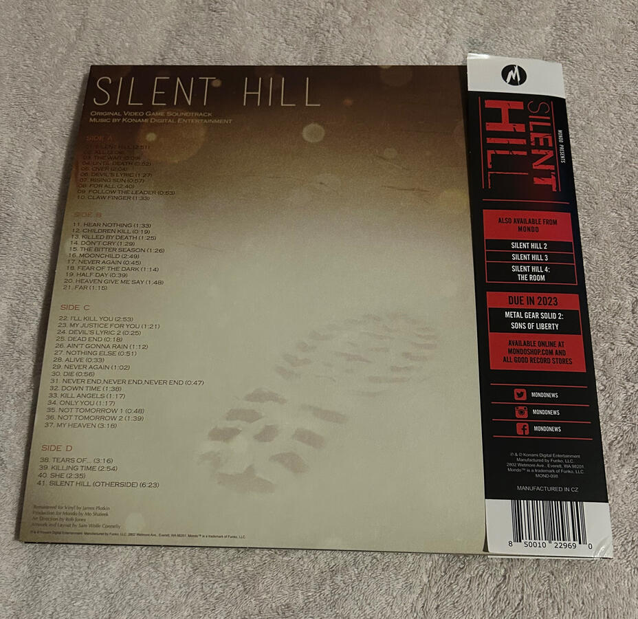 Silent Hill Vinyl Rust (Back)
